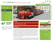 Tablet Screenshot of ekovlacekbenesov.cz